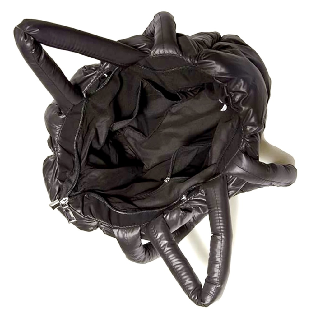 Black Puffer Tote - Picture 4 of 6